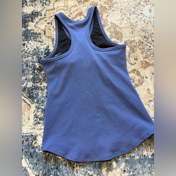 Zella Anytime Rib Racerback Tank Top Medium - Picture 6 of 6